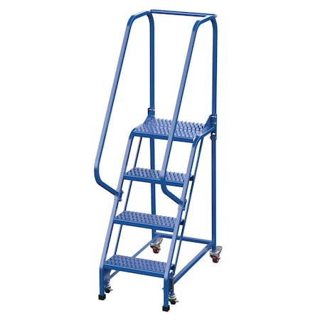 Vestil 70 H Steel PW Ladder, Grip Strut, 4 Step, 4 Steps LAD-PW-18-4-G